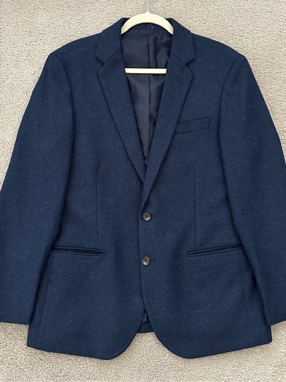 J. Crew Wool Thompson Blazer in Navy Blue - Fall / Office / Tailored